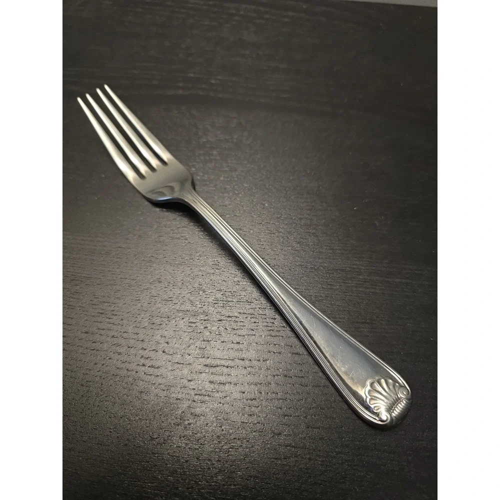 Gorham SHELL Stainless Dinner Fork 18/8 Flatware 7 7/8